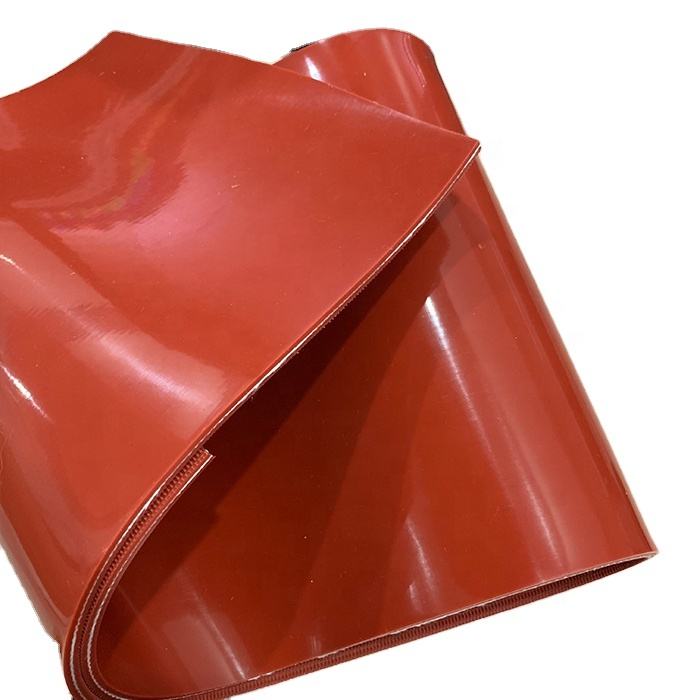 Guarnizione Foglio di gomma per cuscino in silicone con tessuto/fibra di vetro rinforzata ad alta resistenza rosso - Fornitori Paidu